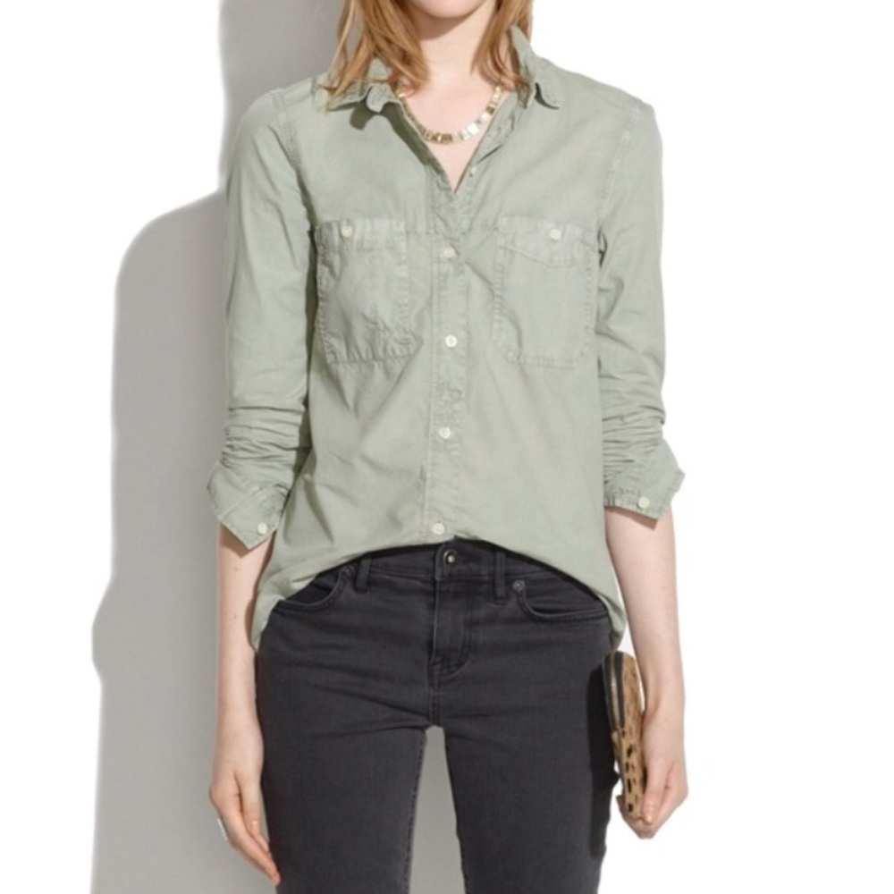 Madewell Washed Cotton Button Down
